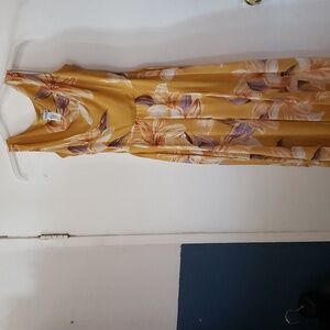 Alexa B Yellow Maxi Dress